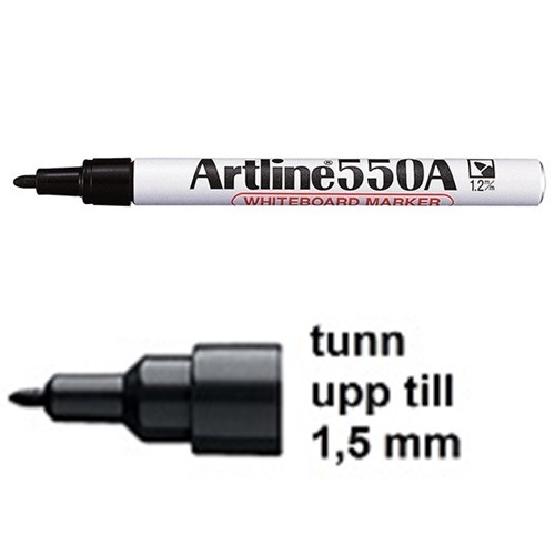 Whiteboardpennor tunna